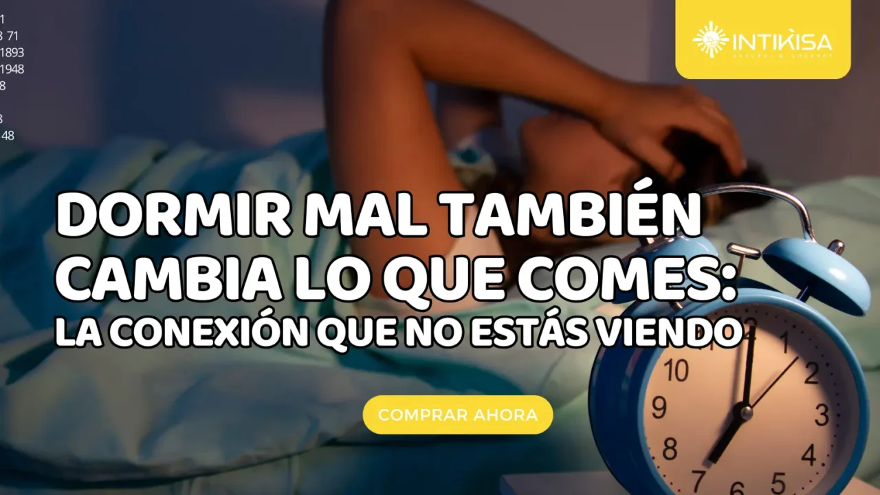 Dormir mal también cambia lo que comes la conexión que no estás viendo